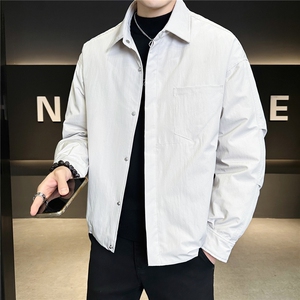 标50绒 男士羽绒服冬季2025新款暗扣夹克外套 A313-25662-P215图片