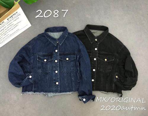 (现货）2021牛仔磨边小外套，女装，墨写