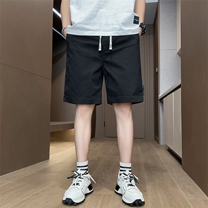 夏季新款水洗短裤男纯棉宽松五分裤休闲短裤XZ310B-3-DK8033-P35图片