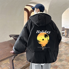 控128加绒面包服男大码羊羔毛棉衣男MY16266-P100，男装棉衣，电商A040