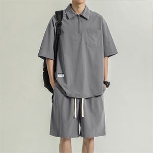 休闲套装夏季短袖短裤衣服一套搭配夏天高端帅气TZ21-特批-70图片
