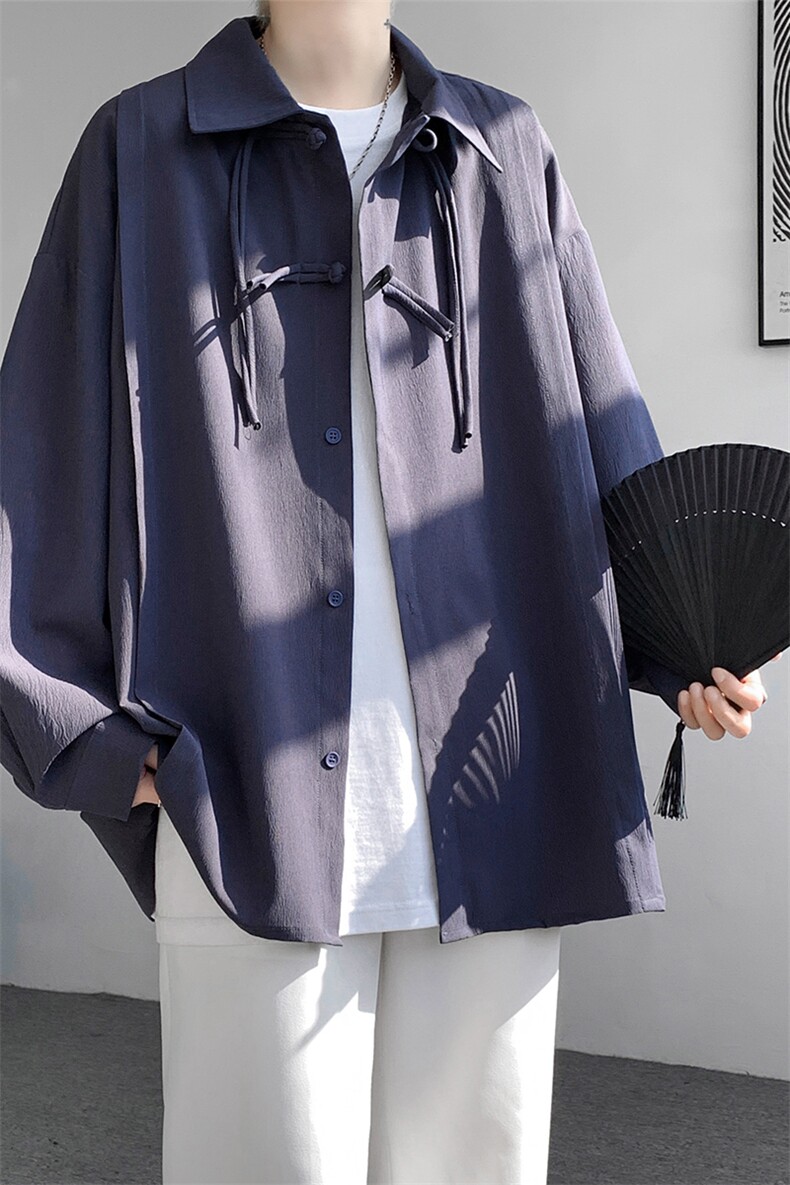 现货DSA059-CS7897-P48控68高品春夏衬衫长袖宽松百搭基础款式,男装衬衫,电商A059