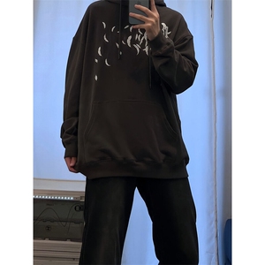 美式hiphop牛仔裤修身直筒微喇叭裤 68图片