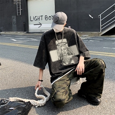 水洗黑灰色