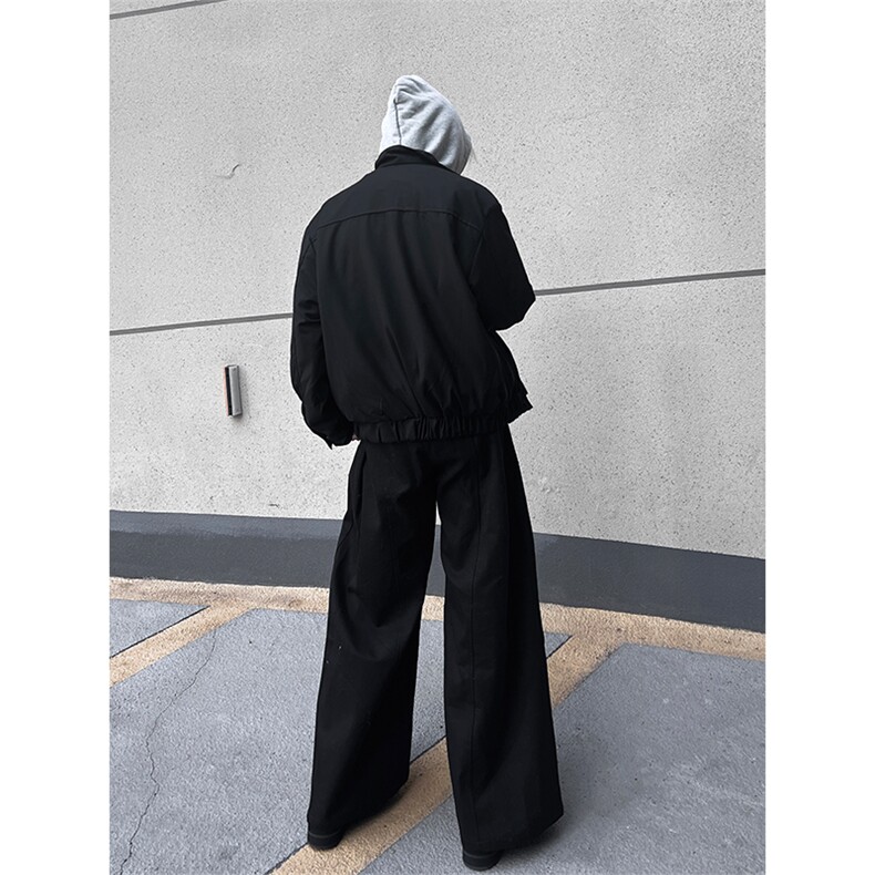 自家图，博主风cleanfit外套男短款美式飞行员夹克JK2410-P95,男装夹克,星座1007（原301D）