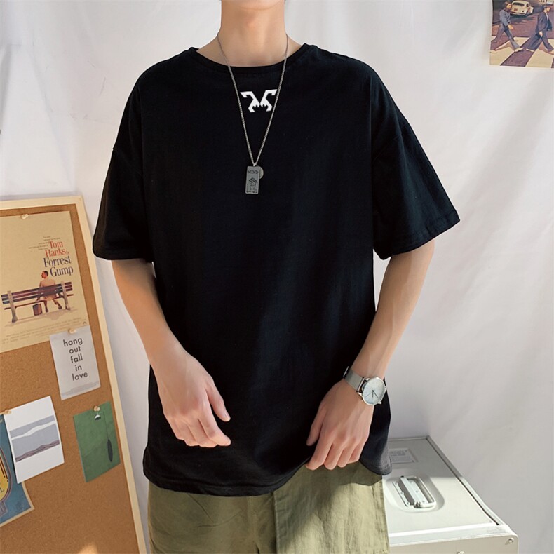 纯棉男T恤短袖夏季新款休闲男士宽松情侣印花半袖港风DX917-P30,男装T恤,星座1206（原A206）