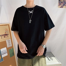 纯棉男T恤短袖夏季新款休闲男士宽松情侣印花半袖港风DX917-P30，男装T恤，星座1206（原A206）