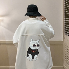控58加厚加绒衬衫男大码长袖衬衣男外套HC79044-P38加绒款-P48，男装衬衫，电商A040