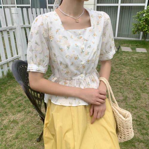 韩系绣花小衫可一套搭配，女装，朵缇