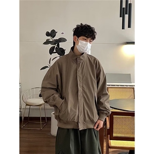 JK36-P59 早春季美式潮牌夹克外套情侣男款宽松休闲百搭时尚图片