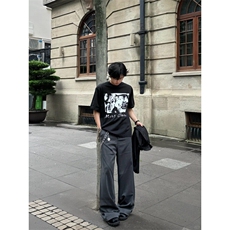 HR52LL-特P45cleanfit解构风西裤男垂坠感高级感裤子，男装休闲裤，星座1007（原301D）