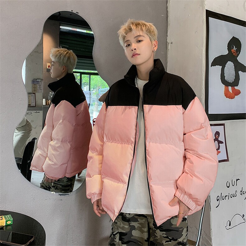 冬季新款羽绒服D5562-TP160248保暖宽松百搭90绒撞色外套男，男装羽绒服，电商A102