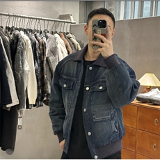 日系复古兔毛翻领外套加厚牛仔价格上衣A329-J962-P178，女装短外套，电商A329