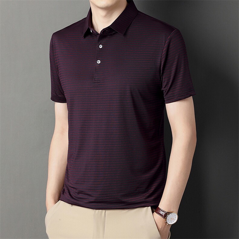 POLO衫男上衣半袖男装衣服男士体恤衫T恤潮牌休闲翻领爸爸短袖男,男装T恤,电商B212（原钱塘6029）