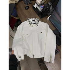 蛇年限定飞行员夹克男春秋季翻领高级感痞帅设计感印花棒球服外套，男装夹克，星座908-1