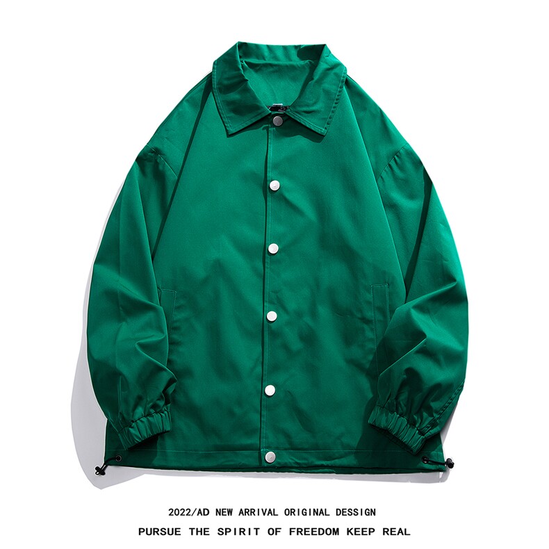 光板得物\唯品二开秋装教练服翻领夹克外套JK300TP45,男装夹克,电商A247B