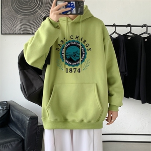 L2479P48秋装2023新款潮趣印花学生潮流男女情侣连帽卫衣图片