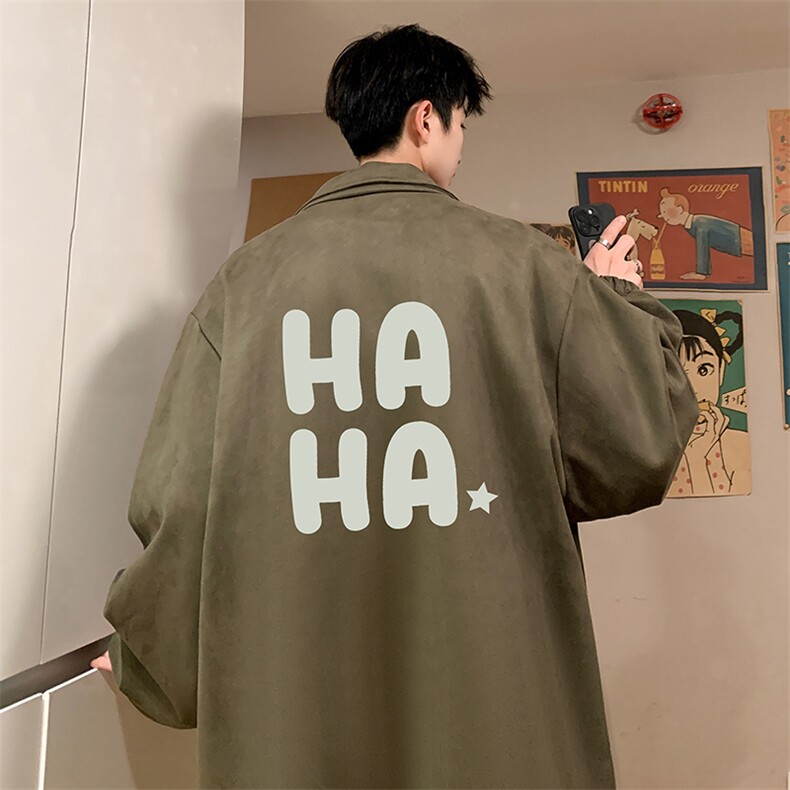 麂皮绒夹克男大码立领褂子外套JK85346-P68加绒款-P78,男装夹克,电商A040
