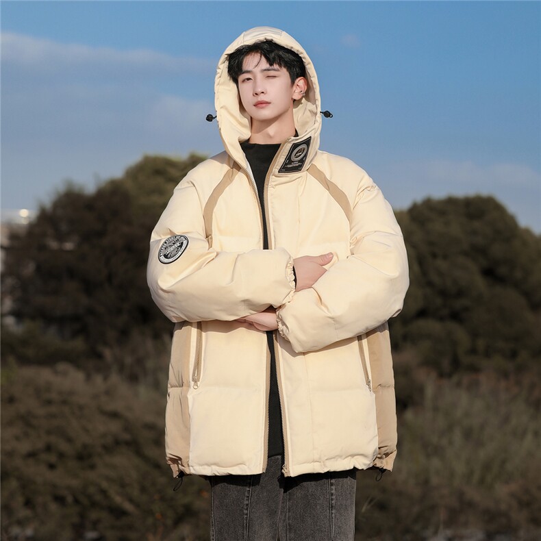 加棉加厚棉服潮港风连帽棉衣外套男女XMY239-P125控168抖音控188,男装棉衣,电商B370