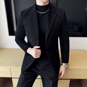 2025新款男士灯芯绒休闲西服X08-P75图片