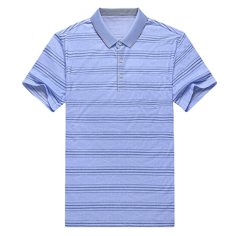 爸爸夏装短袖T恤男中年男士POLO衫中老年人男装爷爷衣服冰丝半袖,男装T恤,电商B212（原钱塘6029）
