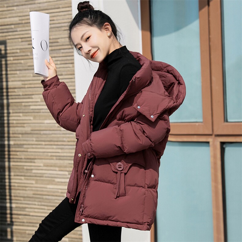 2024年冬季新款时尚休闲气质百搭中长款羽绒服,女装羽绒服,超帛