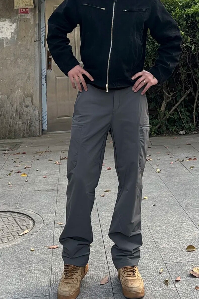 (网图慎用）特批P58无差价多口袋户外徒步登山软壳冲锋裤男K5996,男装休闲裤,电商A001