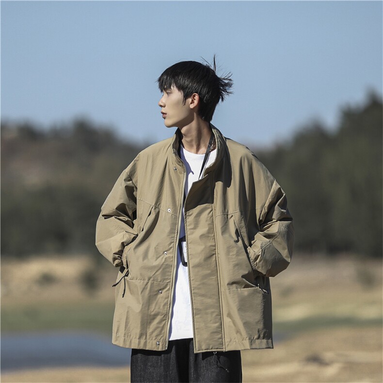 Wt08-P56日系春秋复古工装立领夹克外套,男装夹克,星座1501-1