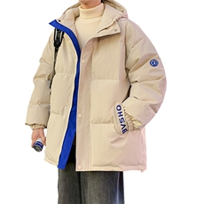 冬季宽松/连帽休闲外套潮加厚棉衣XZ102B-1M2305-P125，男装棉衣，星座102B-1