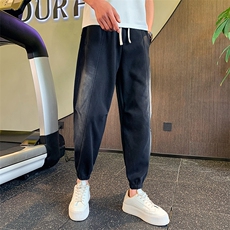D2102-P78-控108春夏新品抖音阔腿小脚社会小伙运动裤男九分裤，男装休闲裤，电商A108