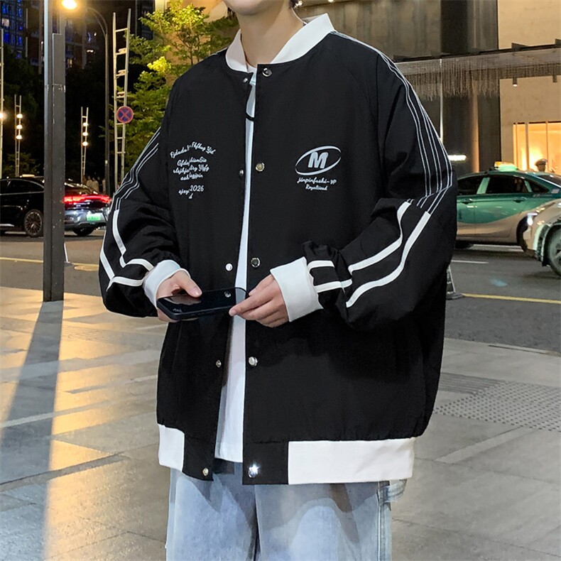 2025新款青年立领棒球服卫衣休闲数码印花男外套-JK3003-P48，女装短外套，星座1105-2