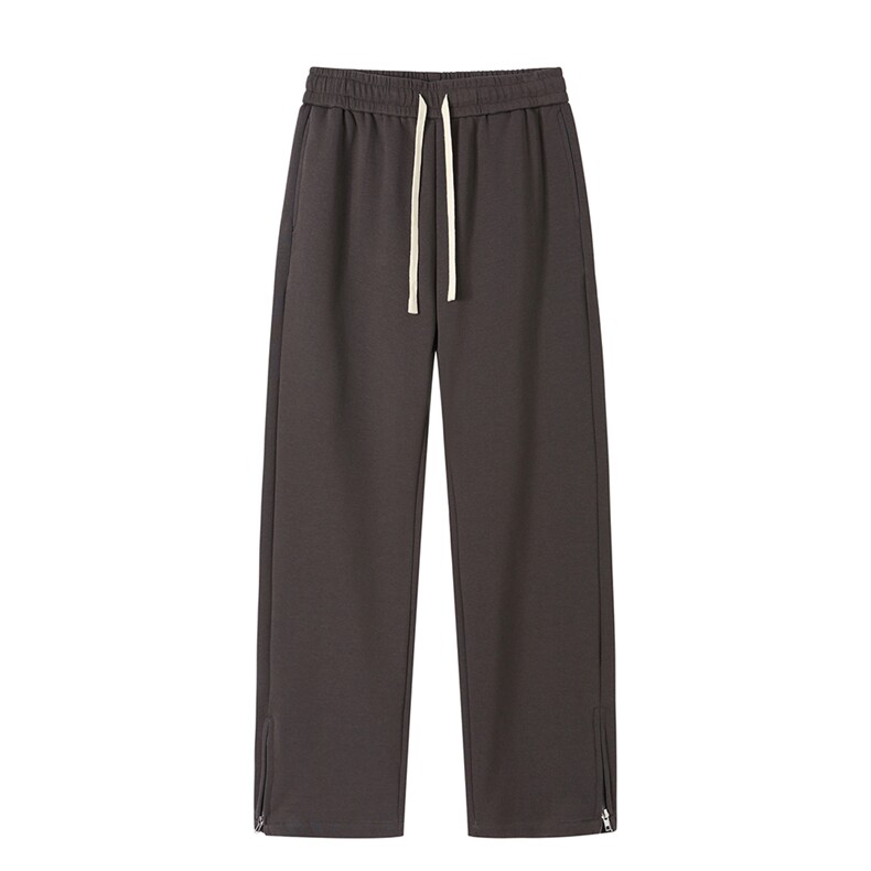 港风直筒拖地长裤宽松百搭休闲裤男裤脚拉链工装运动裤GK1072,男装工装外套,星座302B-2