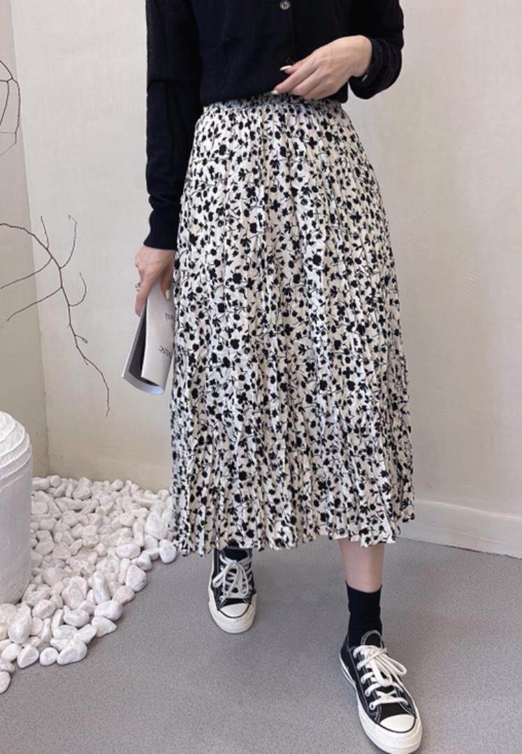 2022秋季新款碎花半裙，女装半身裙，曼希野