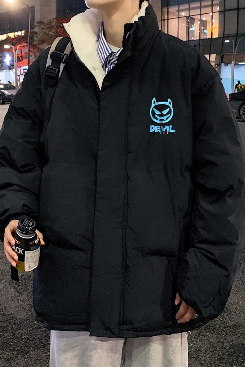 ！2023冬季加绒加厚里面男士棉衣潮牌情侣棉服外套MY111特P78,男装棉衣,电商B220