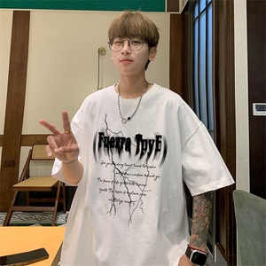 可48小时发货支持抖音得物来样二开 美式满天星亮片短袖T恤MTX666图片