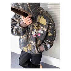 秋冬新款男土棉袄冬季废墟迷彩户外劳保连帽工作棉衣棉服干活，男装棉衣，星座506A