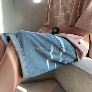潮流春季牛仔裤男牛仔短裤D682P35图片