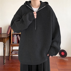 现货高品质得物抖音连帽套头毛衣M3611-P65支持24小时发货，男装针织衫/毛衣，星座1212