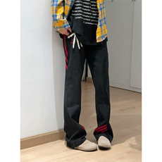 【高质量现货特批43量大可谈】三道杠拼接牛仔裤610A-K33083，男装牛仔裤，星座610A