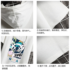 连帽短袖t恤男大码胖子带帽五分袖中袖网格挂拍LD54275-P45，男装T恤，电商A040A