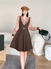 秋冬打底连衣裙，女装连衣裙，蕃米莉