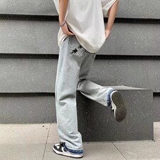 2023夏季街头复古牛仔裤男直筒宽松ins潮牌美式高街裤子NK481P40,男装牛仔裤,星座1116-2