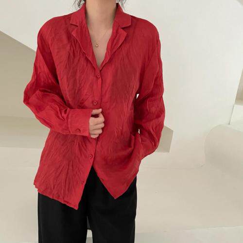 秋款衬衫，女装衬衫，LIN.Y