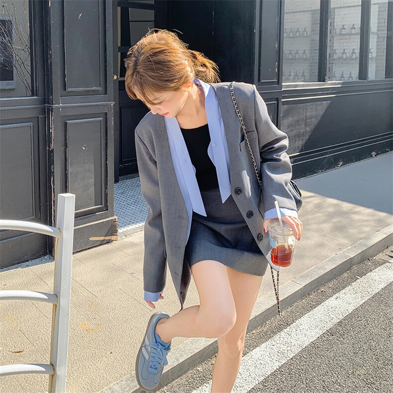 现货西装套装210-6502-P175-K258单西装P145-K2182025年秋季,女装套装/套裙,韩蜜菓