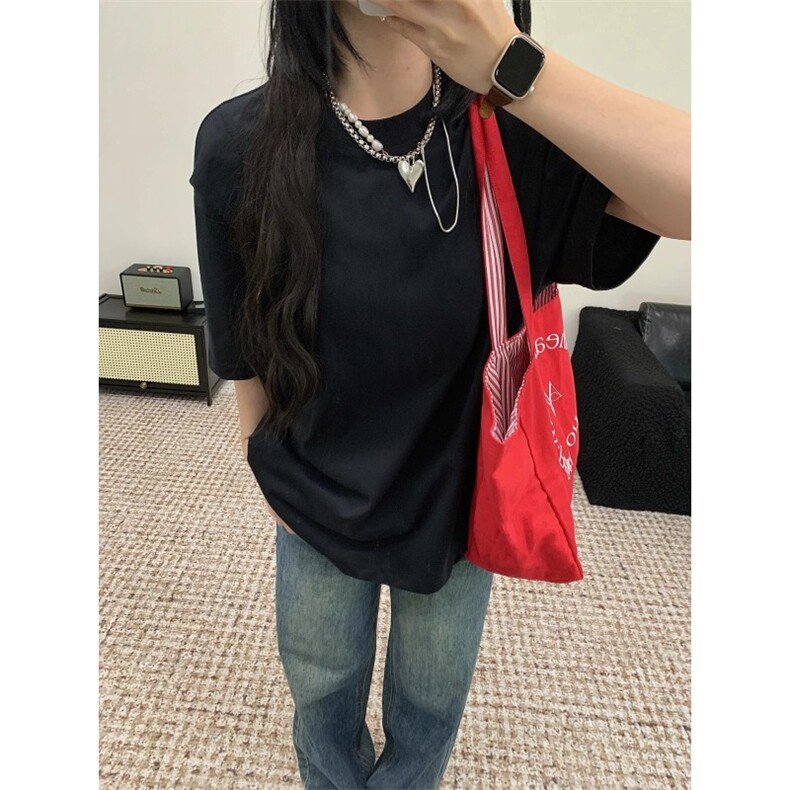 高级感解构拼接短袖t恤男夏设计感宽松小众休闲上衣LDT2055-P35,男装T恤,星座1008