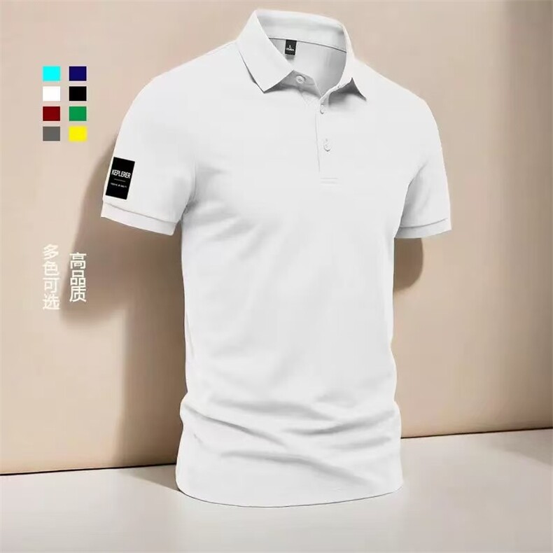 夏季短袖polo衫男款痞帅高级感休闲商务男士修身新款高品质POLO衫,男装T恤,电商B212（原钱塘6029）