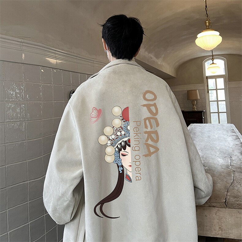麂皮绒夹克男大码立领褂子外套JK85161-P68加绒款-P78,男装夹克,电商A040