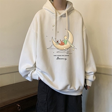 连帽卫衣男大码胖子帽衫大号运动服WY2416-P35，男装卫衣，电商A040