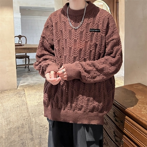 cityboy！贴标毛衣男士加厚麻花线衣男针织衫男XH05-P60图片