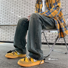 XZ616秋季新款重磅复古设计感牛仔裤休闲长裤TY960P55控68，男装牛仔裤，星座512A（原616）